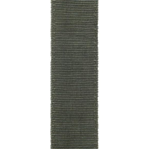 Mens Rugged Canvas Belt Adjustable Casual Workwear With Brass Buckle Trim - Picture 5 of 7